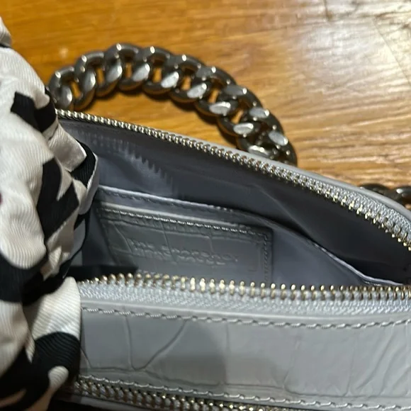 Marc Jacobs - The SnapShot Camera Leather Bag - Gray - New - Picture 9 of 17